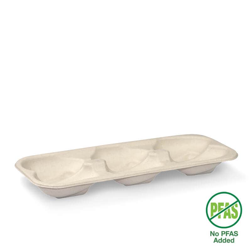 BioPak Plant Fibre Oyster Tray Base