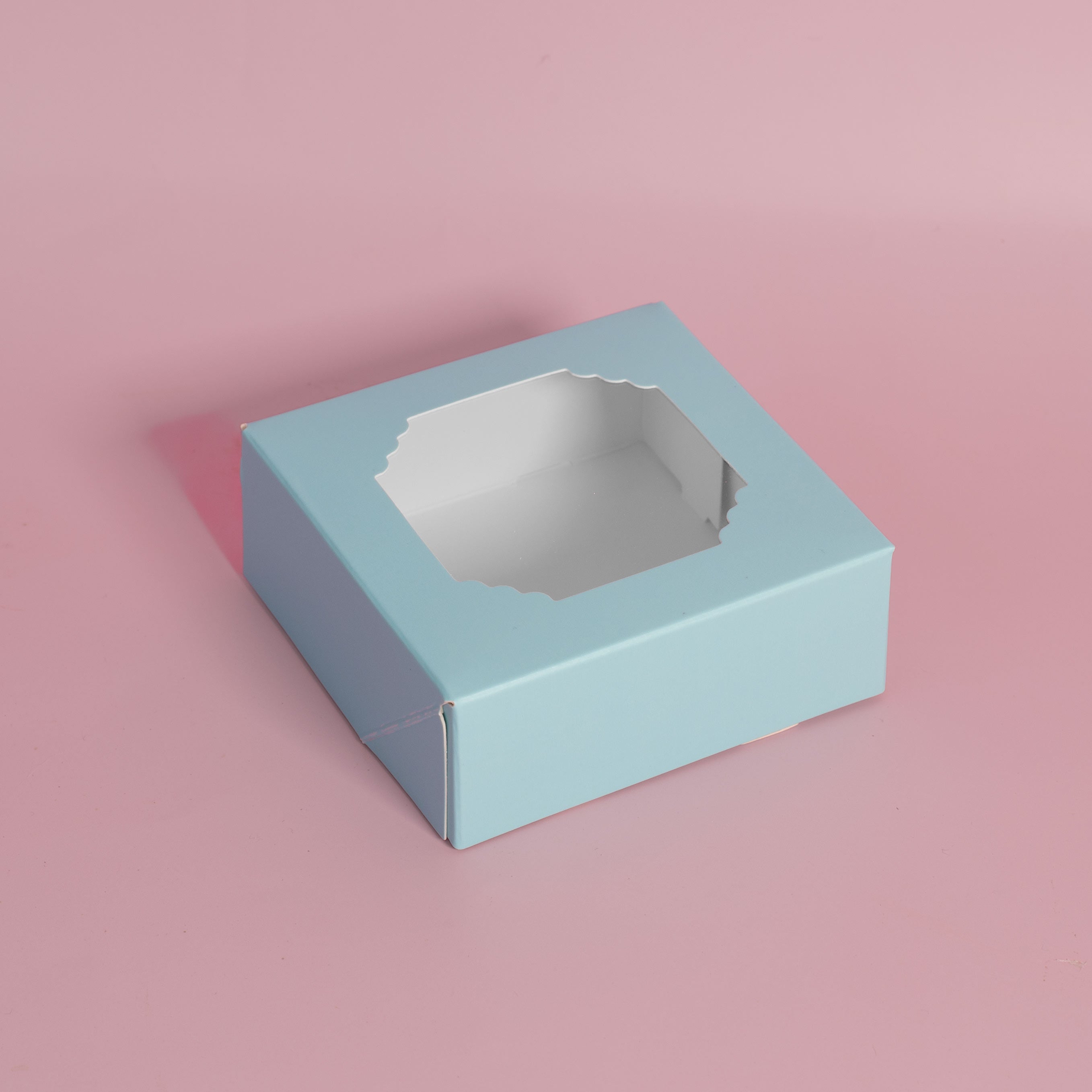 Papyrus Scalloped Small Treat Box Pastel Blue 5 Pack