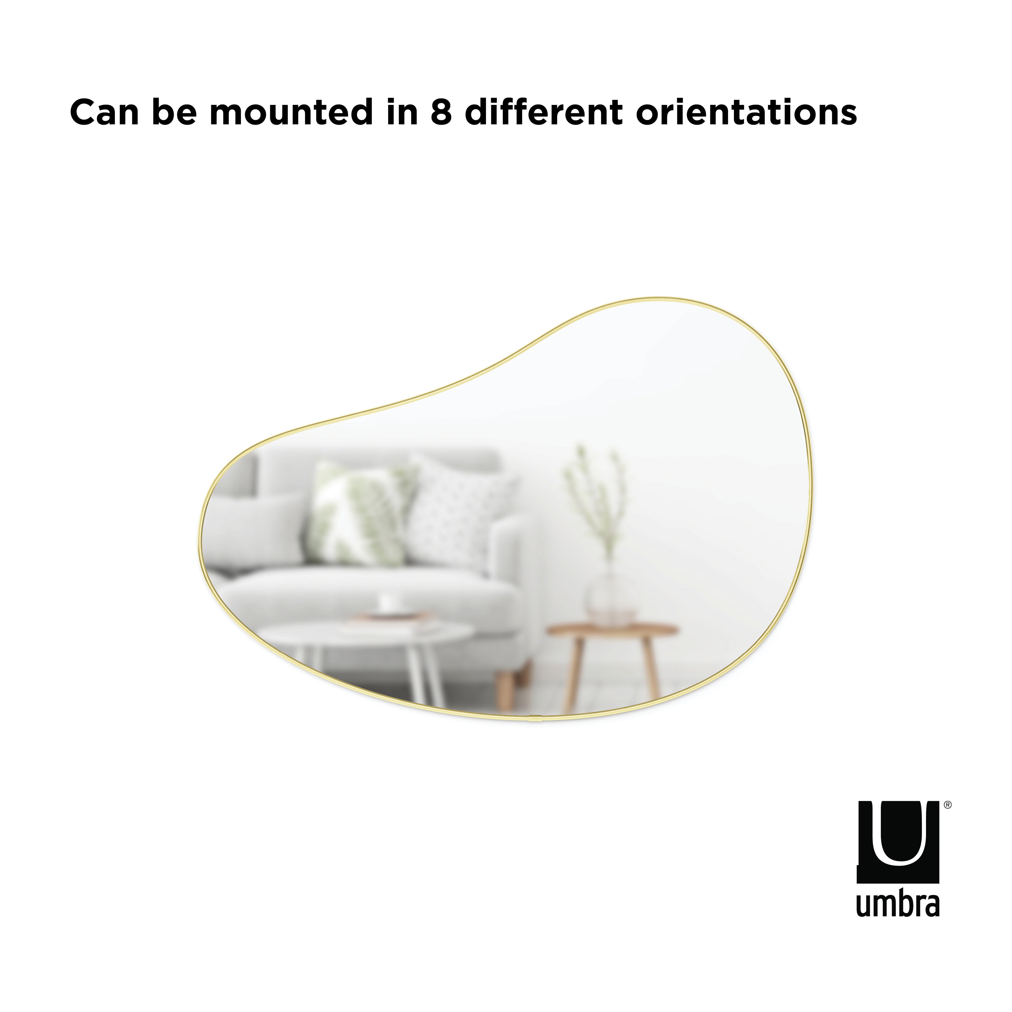 Umbra Hubba Pebble Wall Mirror