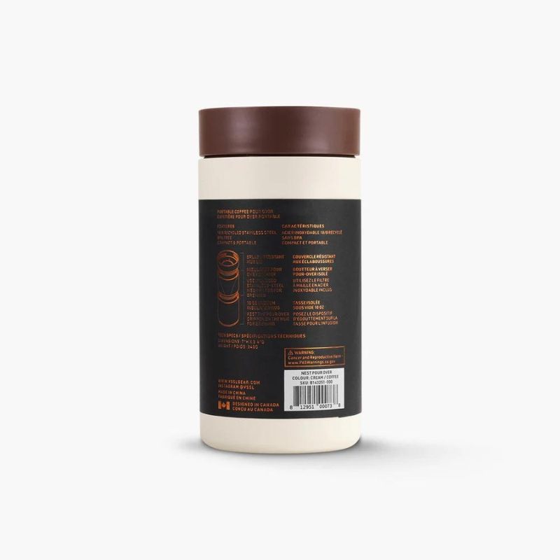 VSSL Nest Pour Over Set - Cream