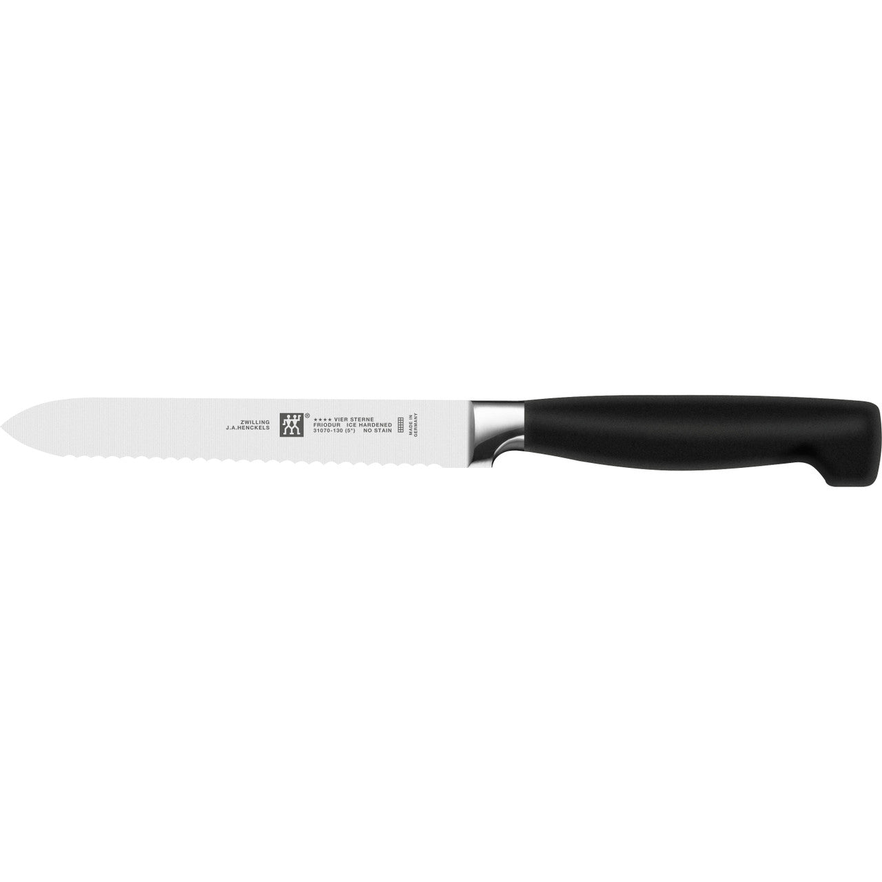 Zwilling Four Star Serrated Utility Knife - 13cm