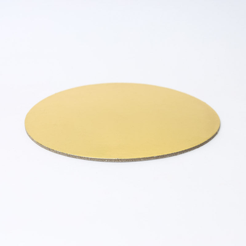 Bake Group Foil Cake Card Board Round Gold 12in