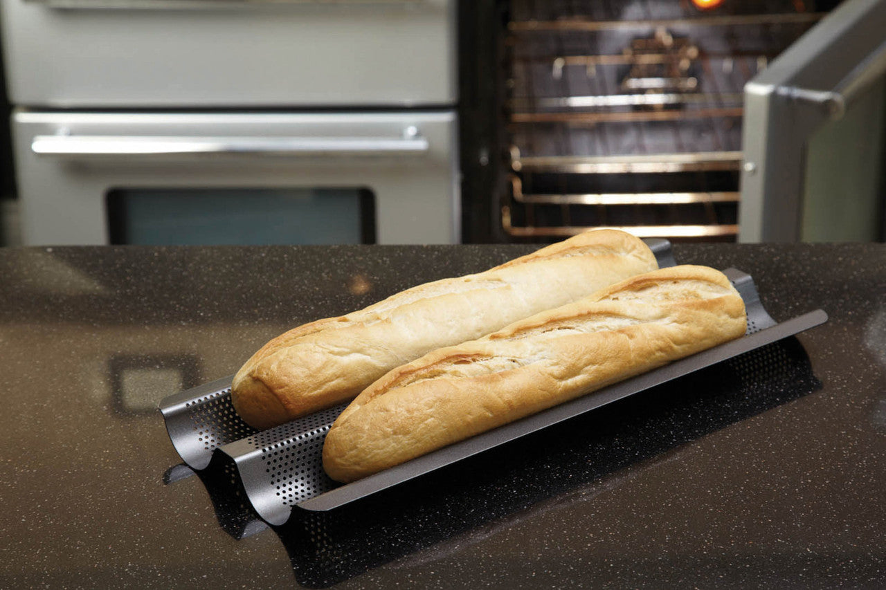 MasterCraft Crusty Bake Non Stick Baguette Tray 39 x 16cm