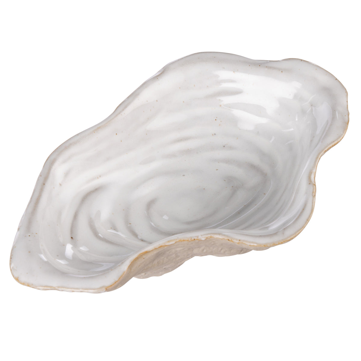 Amalfi Baylor Shell Plate Reactive Small White