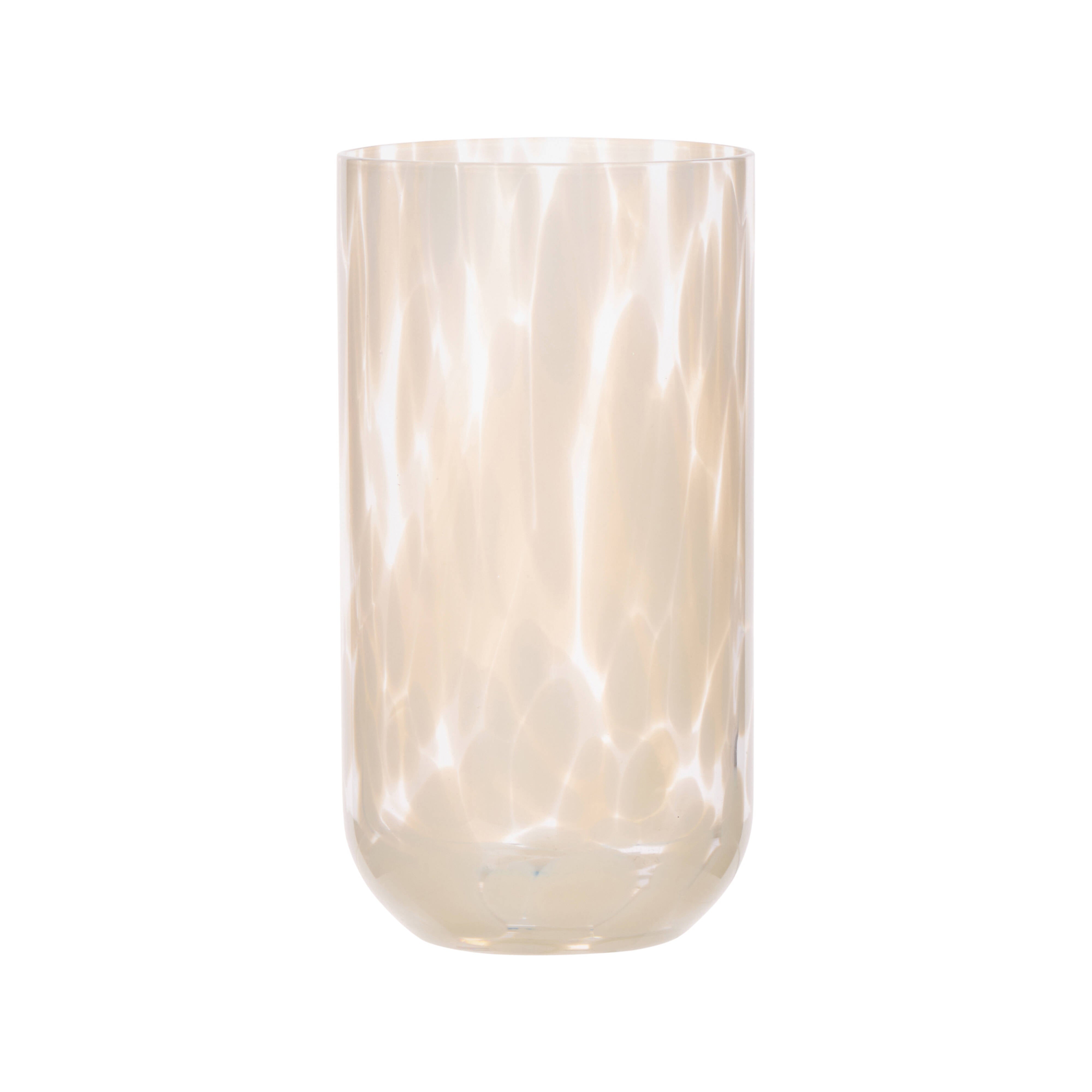 Davis & Waddell Calani Tumbler 4 Piece Set 7.5x7.5x14cm Ecru