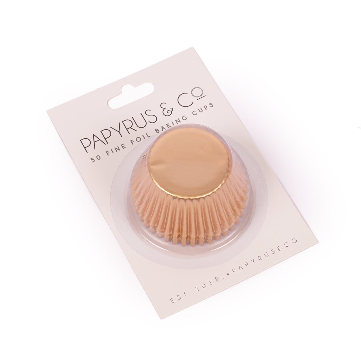 Papyrus Medium Soft Gold Foil Baking Cups 44mm Base 50 Pack