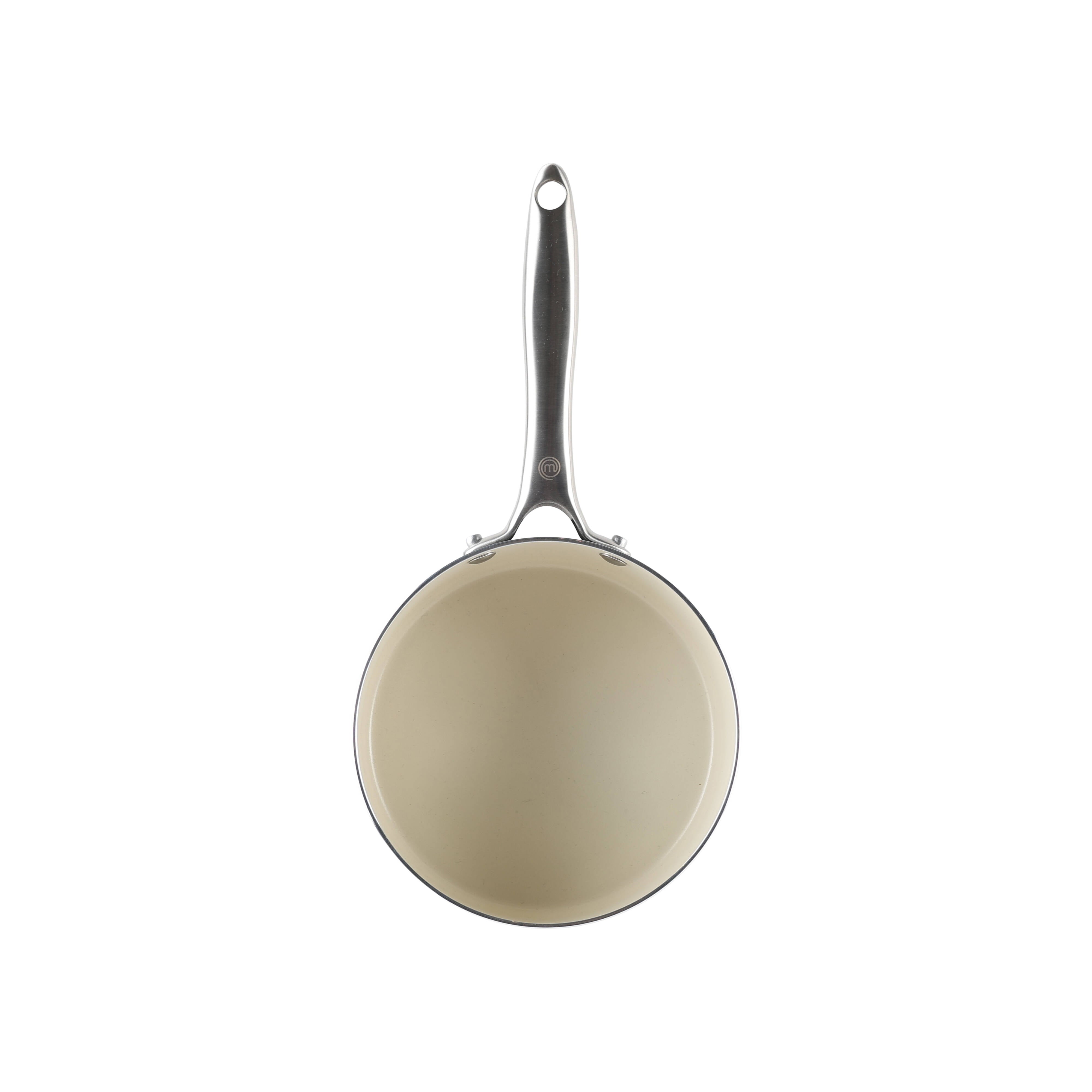 MasterChef Sage Elementa Saucepan with Lid 16cm Sage & Cream