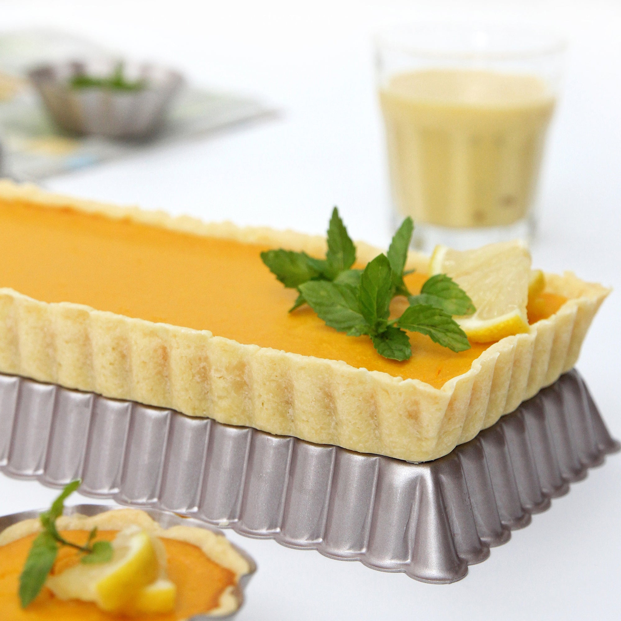CHEFMADE Rectangular Tart Pan with Loose Base 36cm (WK9831)