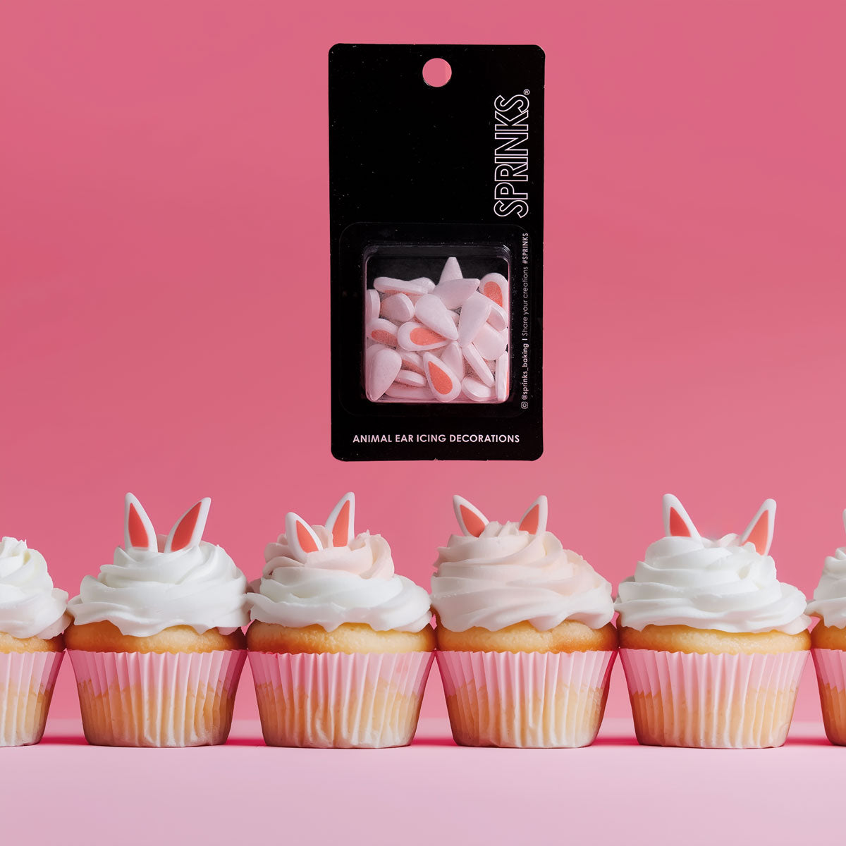 Sprinks Animal Ear Icing Decorations 30g
