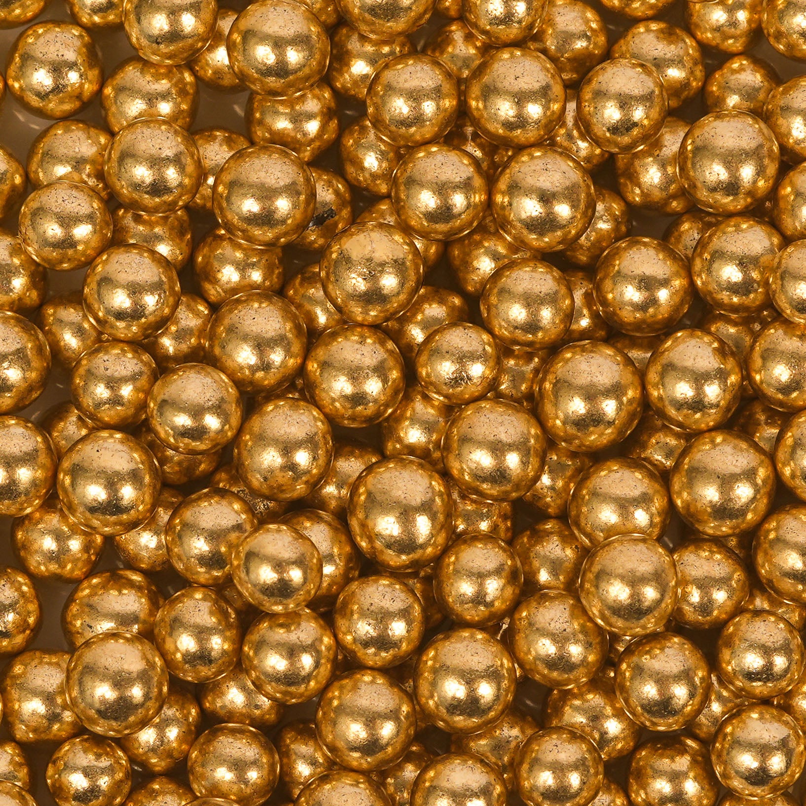 Sprinks Crunchy Shiny Gold 6mm Sprinkles 60g