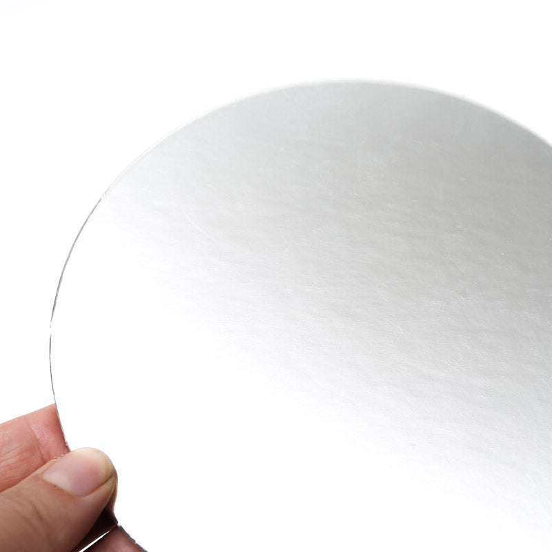 Bake Group Foil Cake Card Board Round Silver 15in