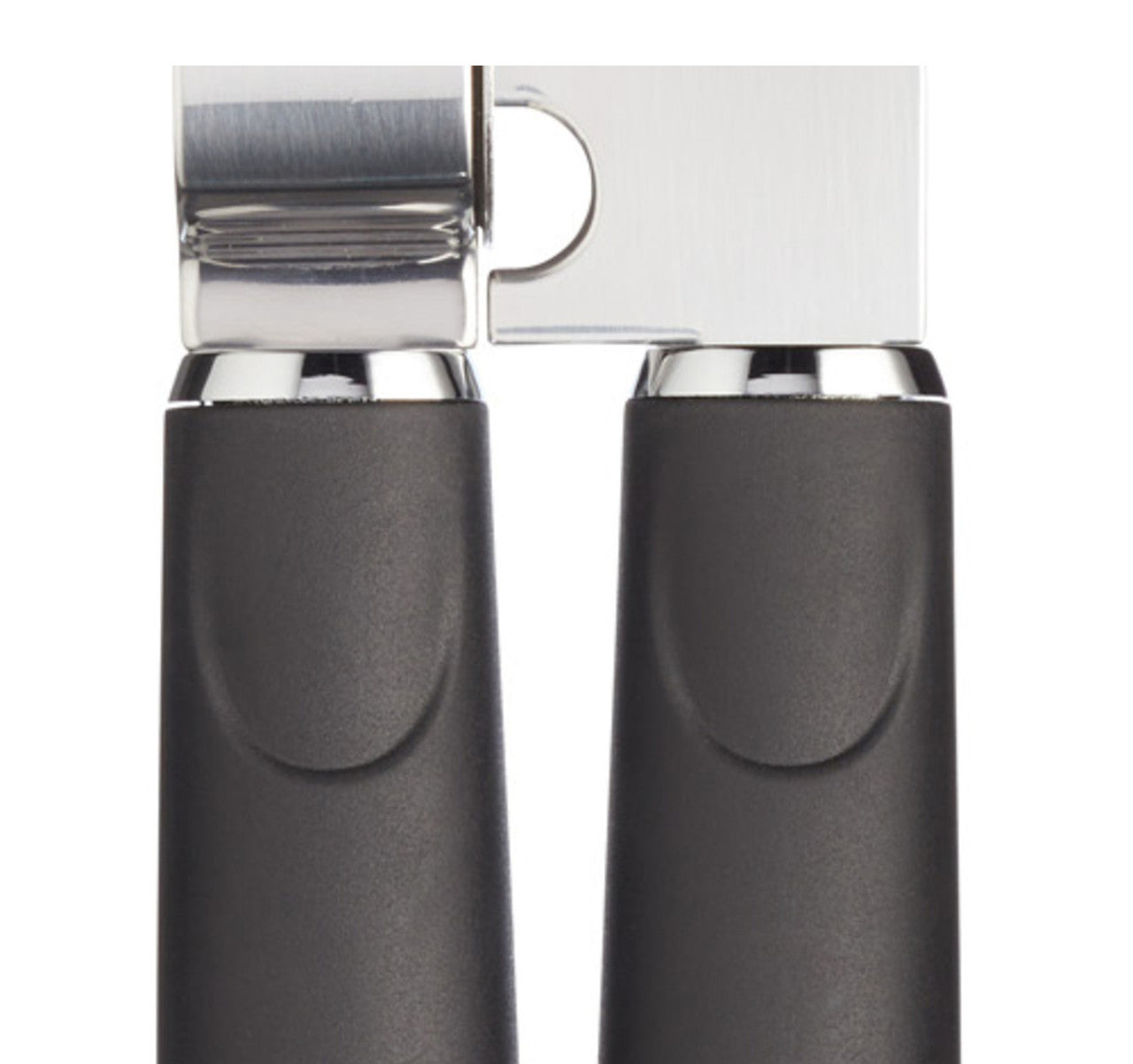 MasterCraft Soft Grip Stainless Steel Garlic Press