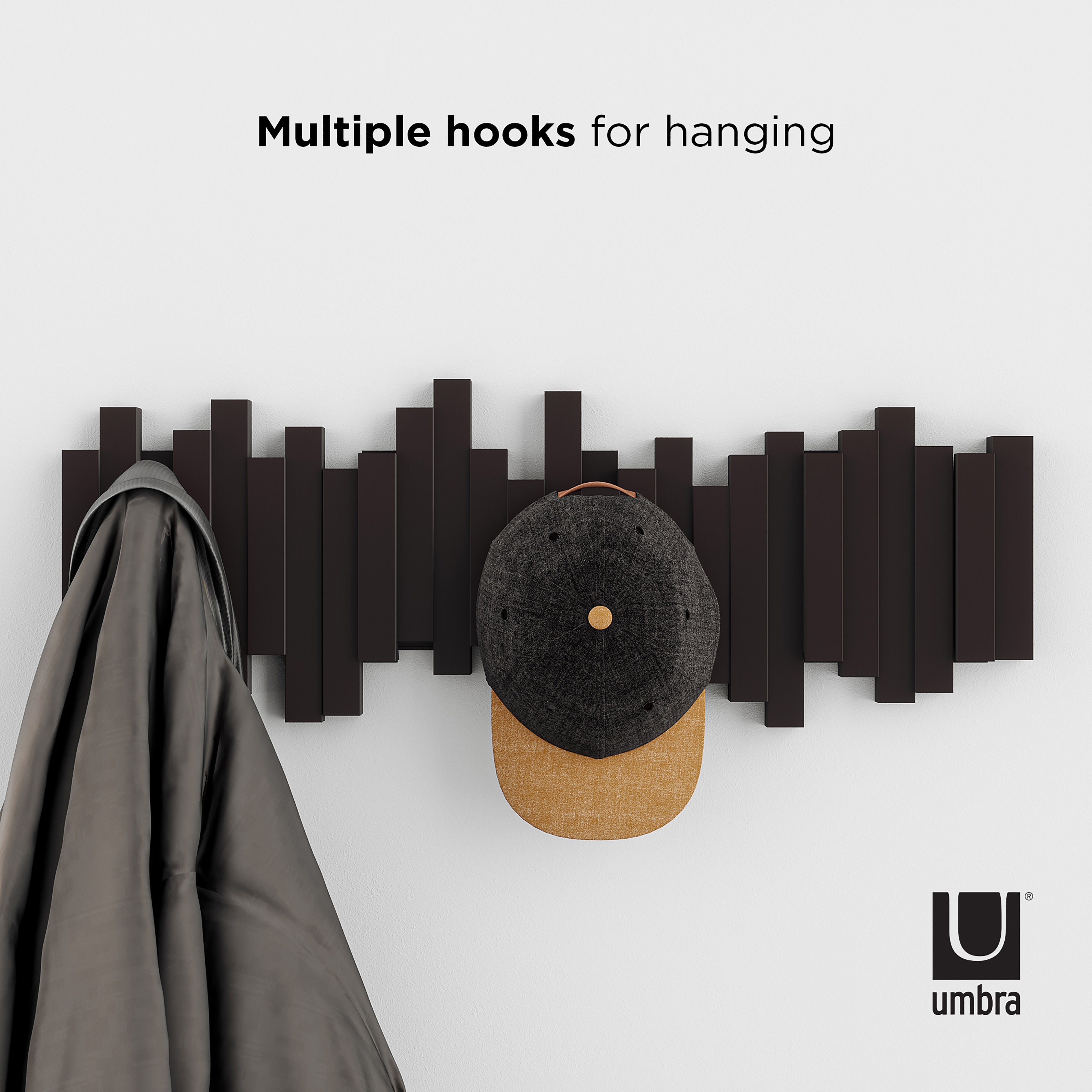 Umbra Sticks Multi Hook Espresso