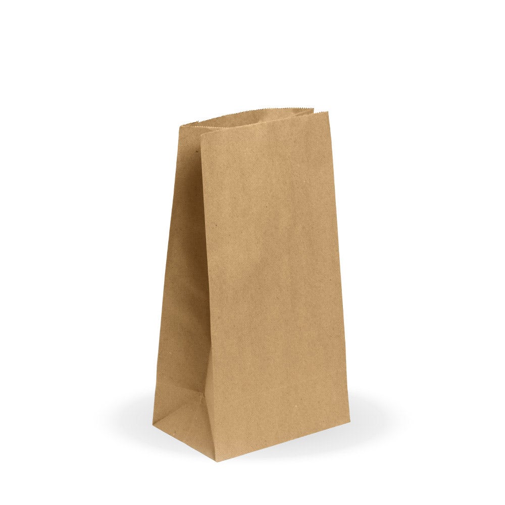 BioPak #12 SOS Kraft Paper Bag