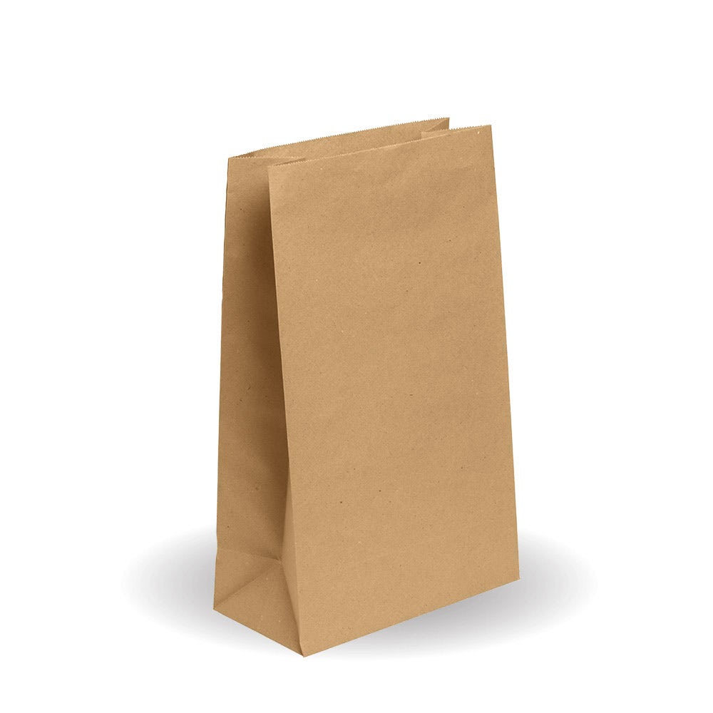 BioPak #16 SOS Kraft Paper Bag