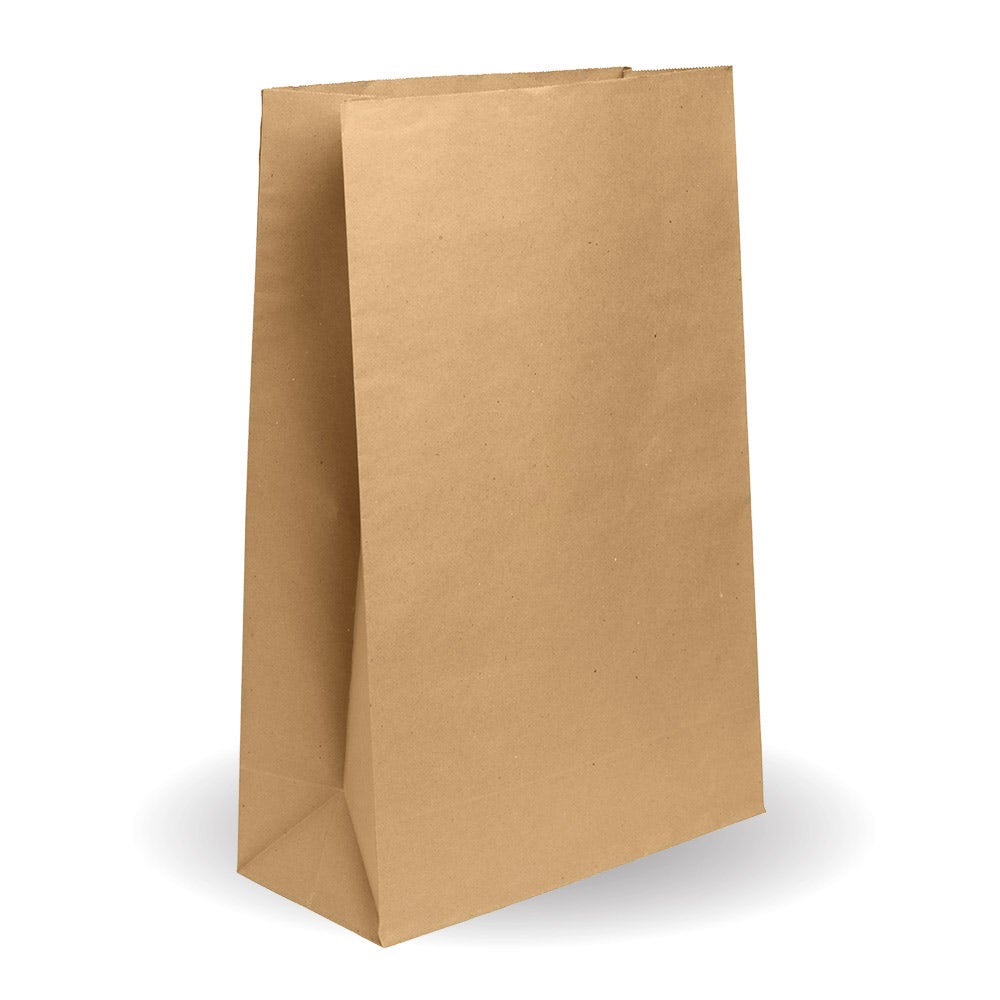 BioPak #25 SOS Kraft Paper Bag