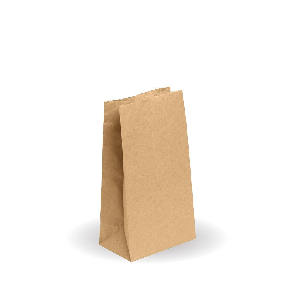 BioPak #6 SOS Kraft Paper Bag