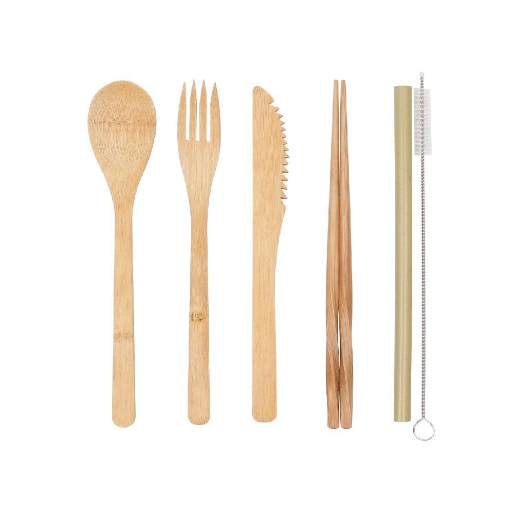 Reusable Bamboo Cutlery Set