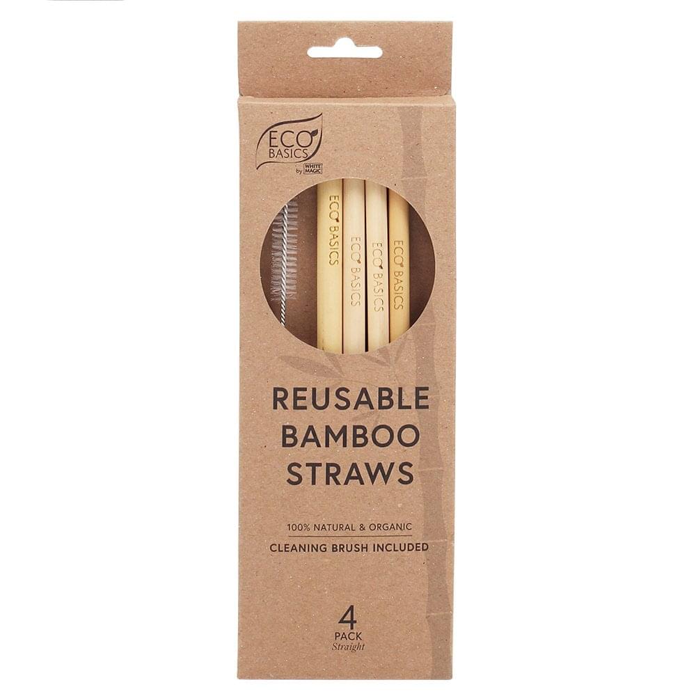White Magic Eco Basics Bamboo Straws