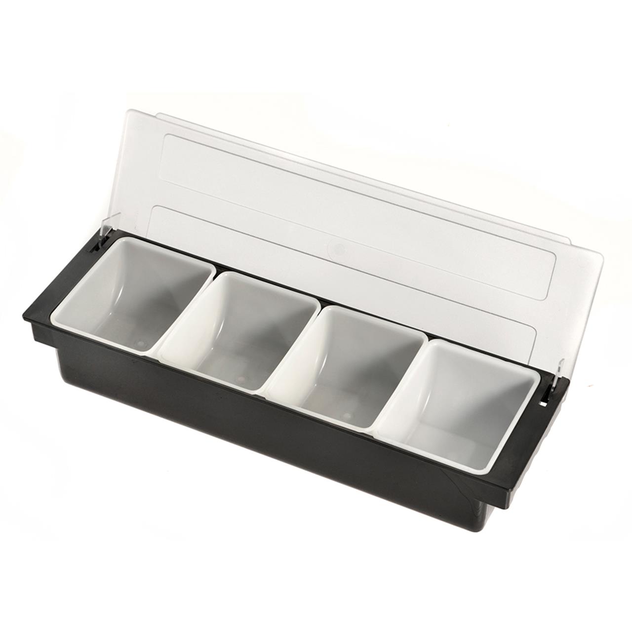 KH Probar 4 Compartment Bar Condiment Dispenser