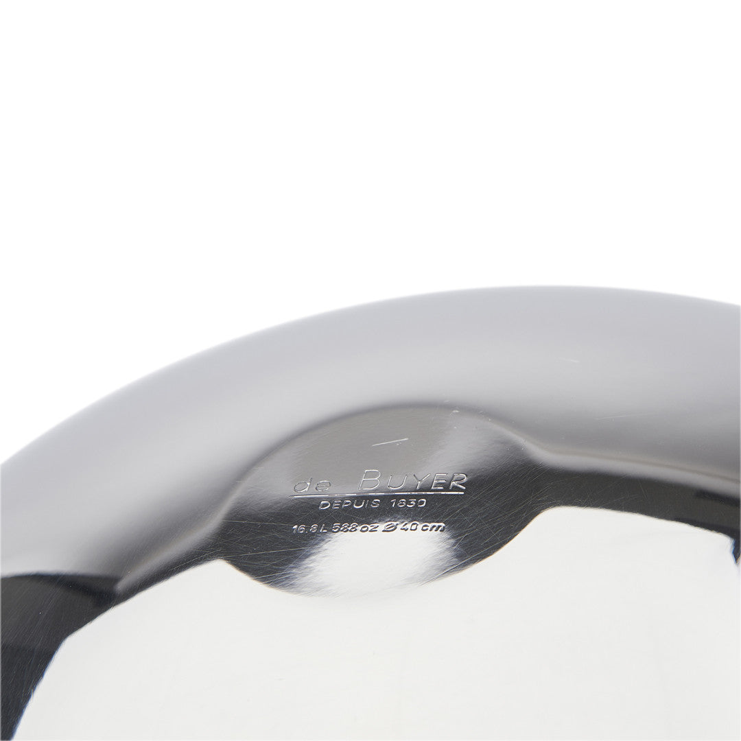 de Buyer Stainless Steel Hemispherical Bowl 40cm
