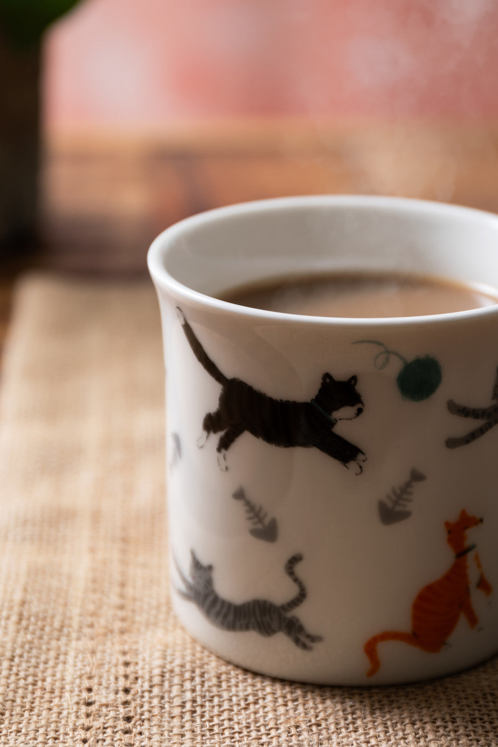Mikasa Fine Bone China Fluted Mug 300ml (Cat)