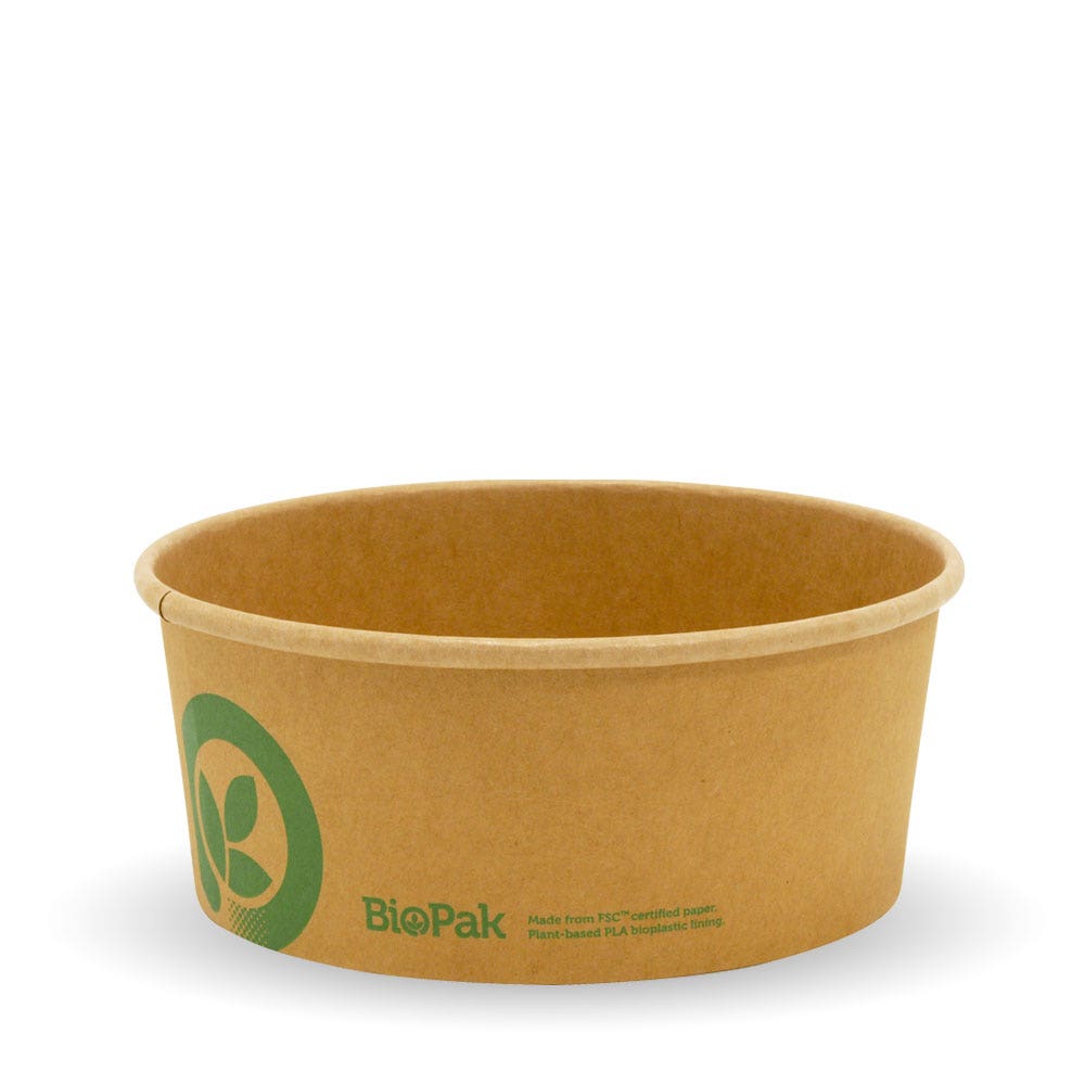 BioPak 750ml Medium Kraft BioBowl