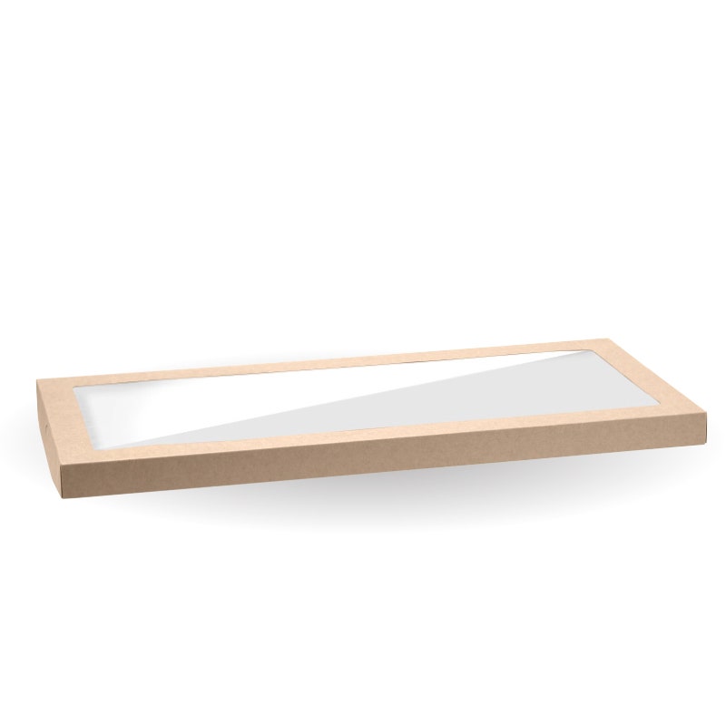 BioPak Large BioBoard Catering Tray PLA Window Lid