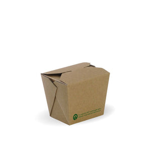 BioPak 240ml / 8oz BioBoard Noodle Box (Carton of 1000)