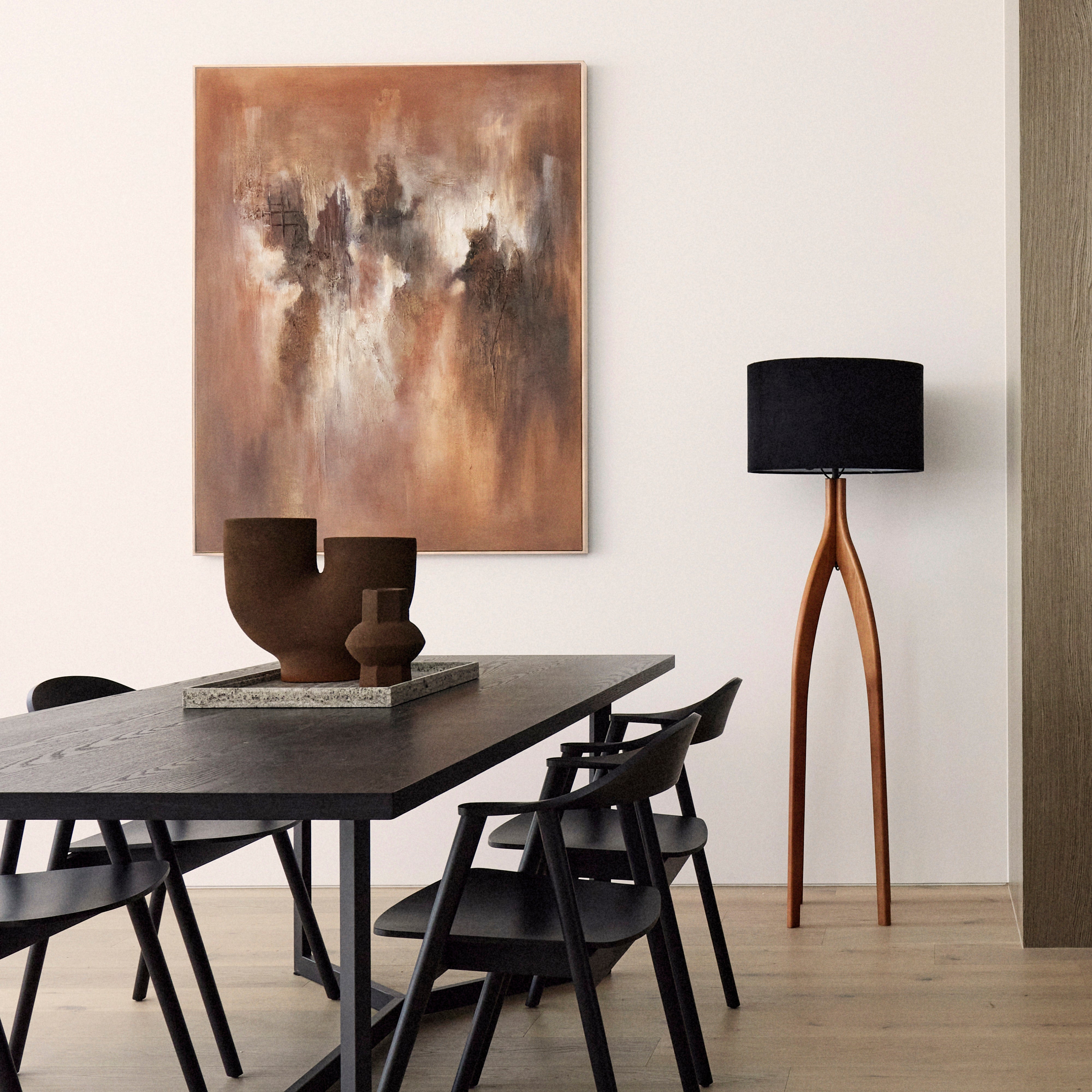 Grand Designs Jabiru Hand Painted Wall Art Brown