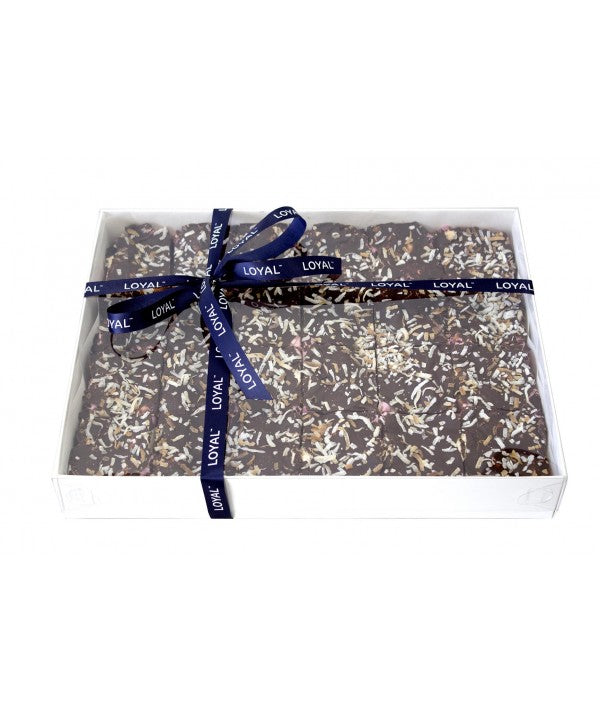 LOYAL Clear Lid Biscuit Box Rectangle 12.5x10x2(H)in
