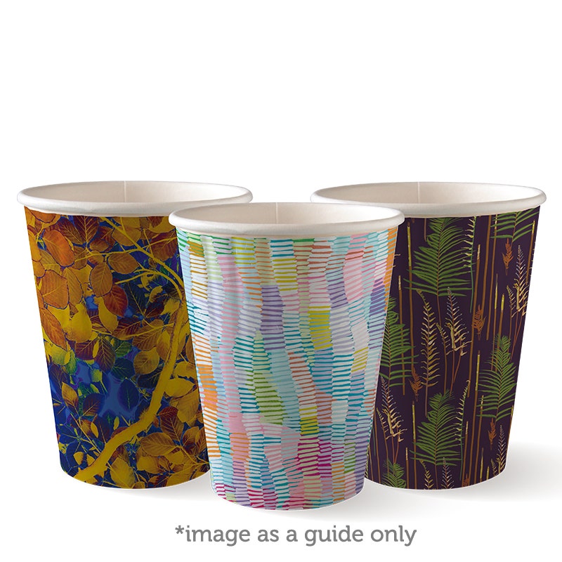 BioPak 390ml / 12oz (90mm) Art Series Double Wall BioCup