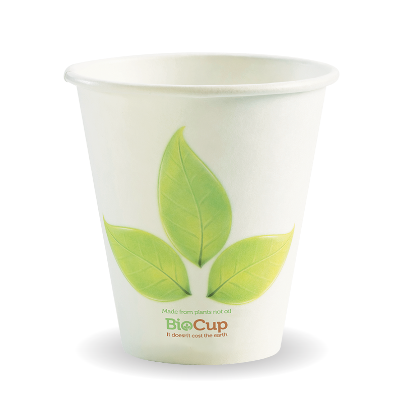 BioPak 280ml / 8oz (90mm) Leaf Single Wall BioCup