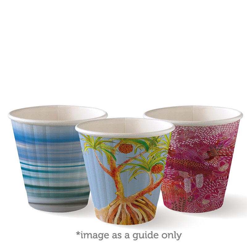 BioPak 295ml / 8oz (90mm) Art Series Double Wall BioCup