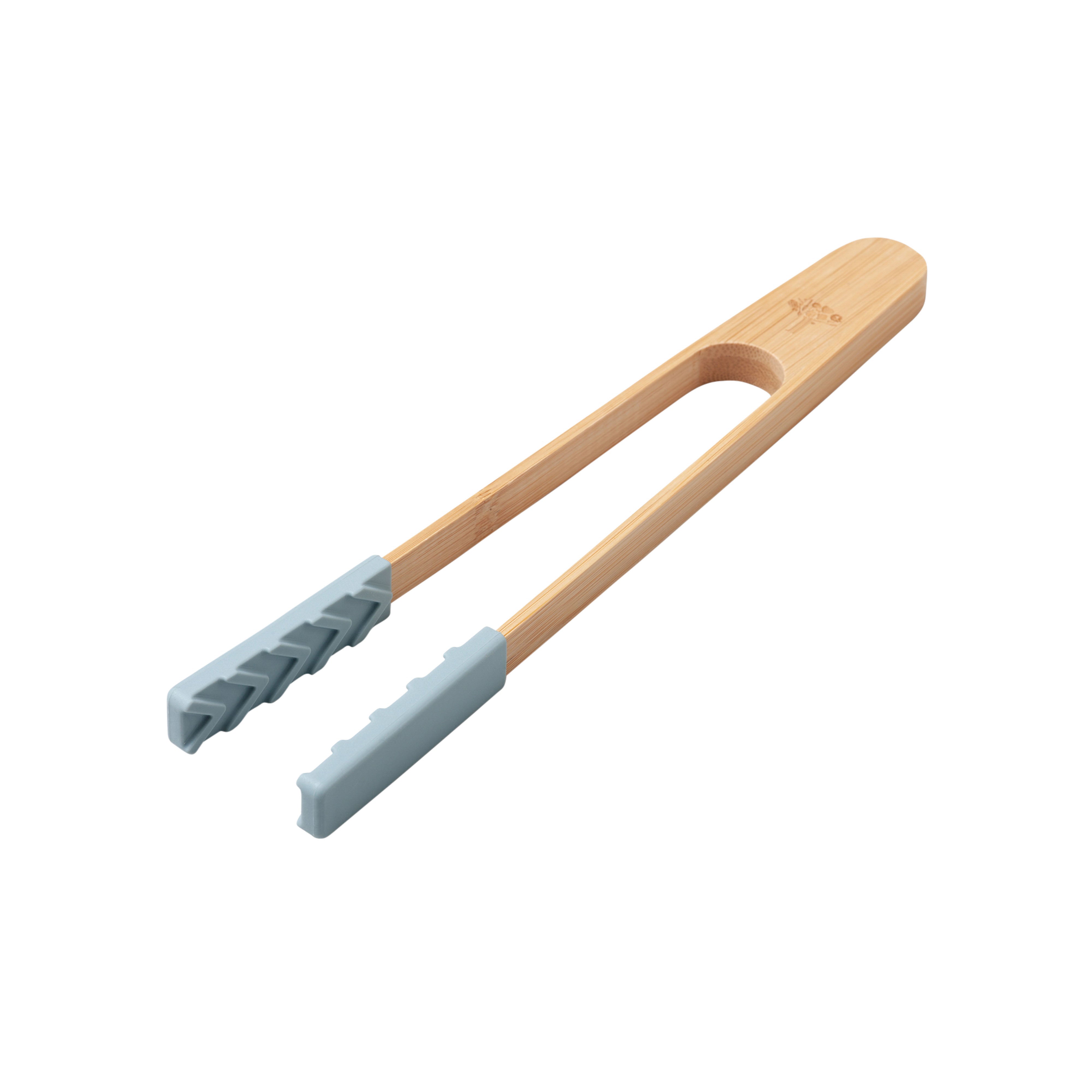 Zeal Bamboo Large Tongs with Silicone Ends (Neutral Assorted)