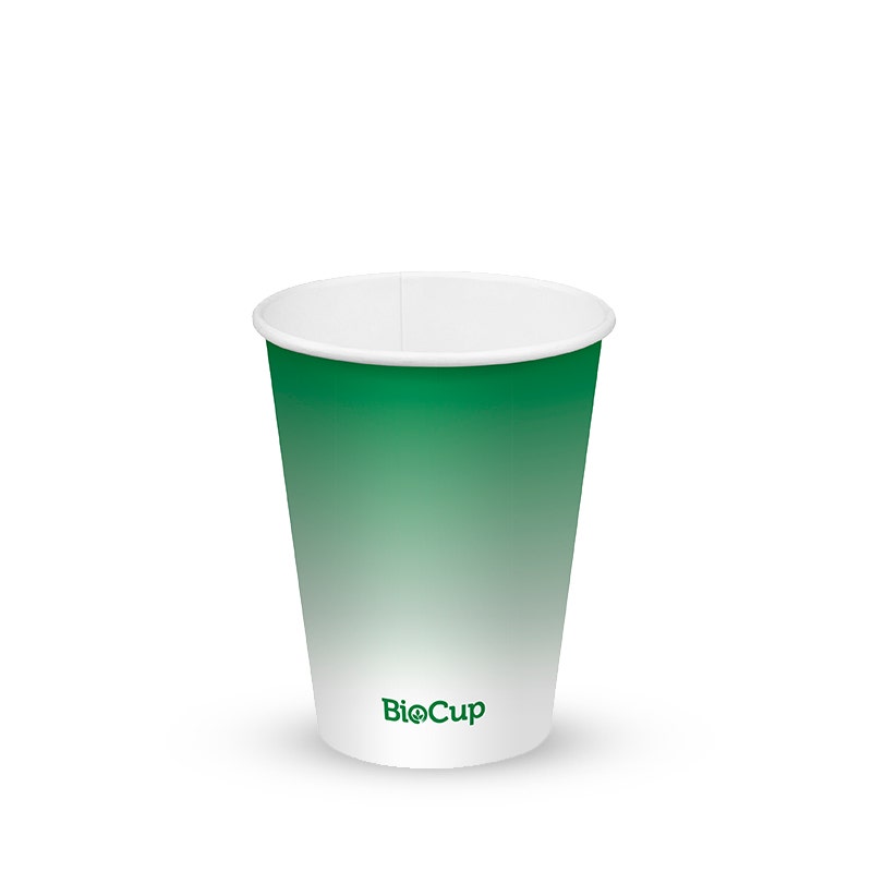 BioPak 390ml / 12oz (90mm) Green Cold Paper BioCup
