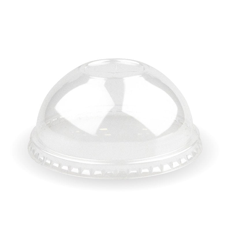 BioPak 105mm Clear PET Dome Cold Paper BioCup Lid