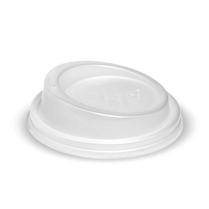 BioPak 80mm Small Clear PLA BioCup Lid