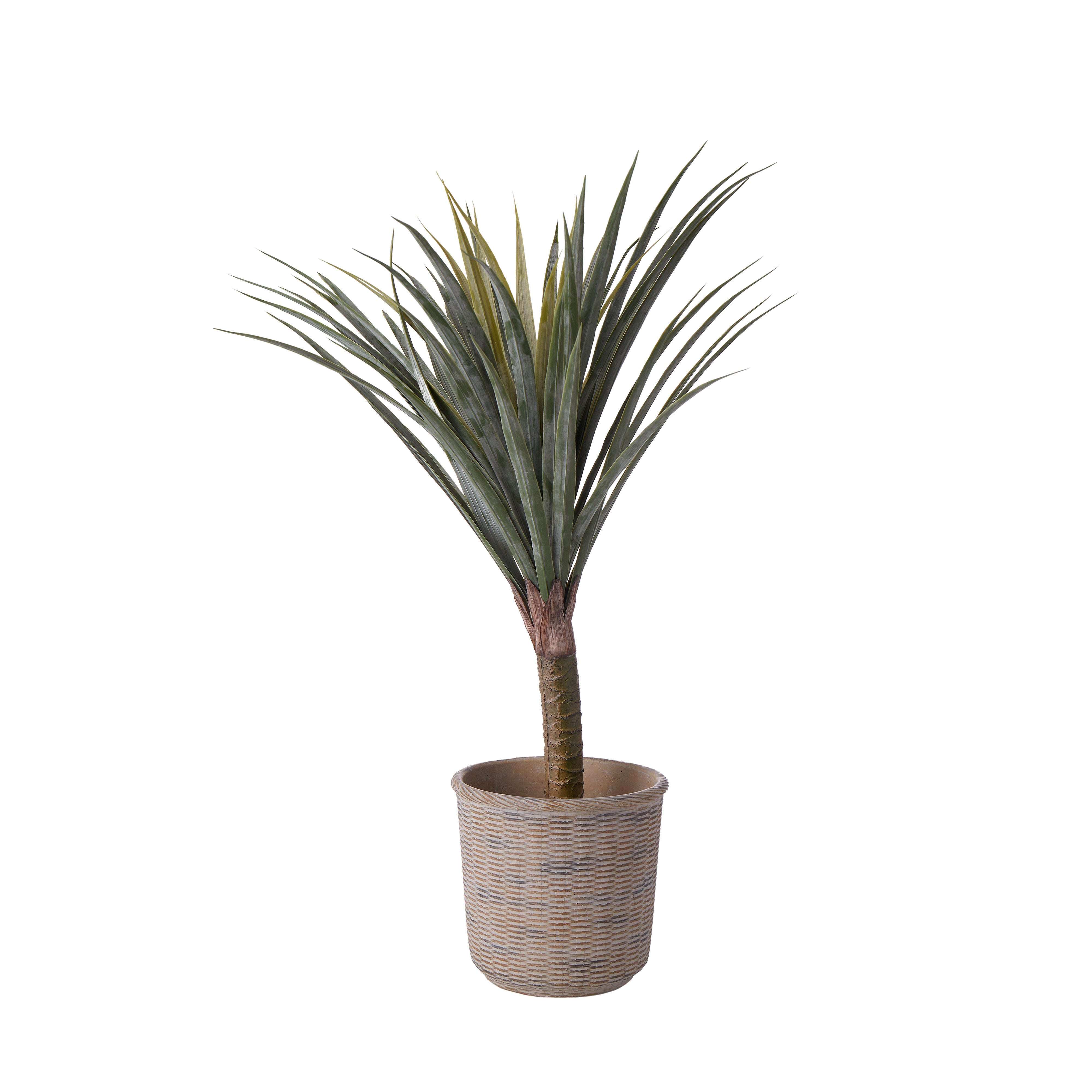Rogue Cement Round Weave Vessel 22 x 20cm