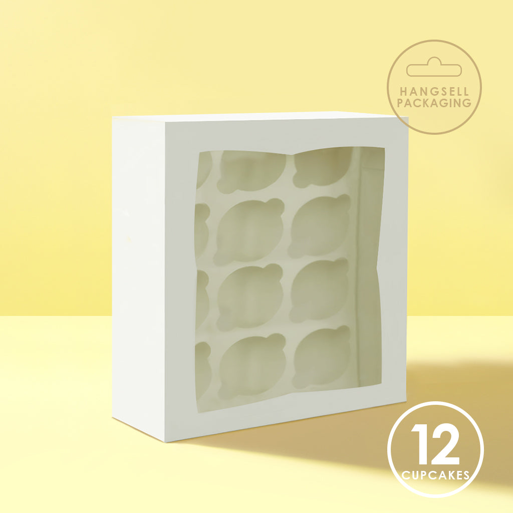 Papyrus Cupcake Box with PVC Window 12 Cupcake Hangsell
