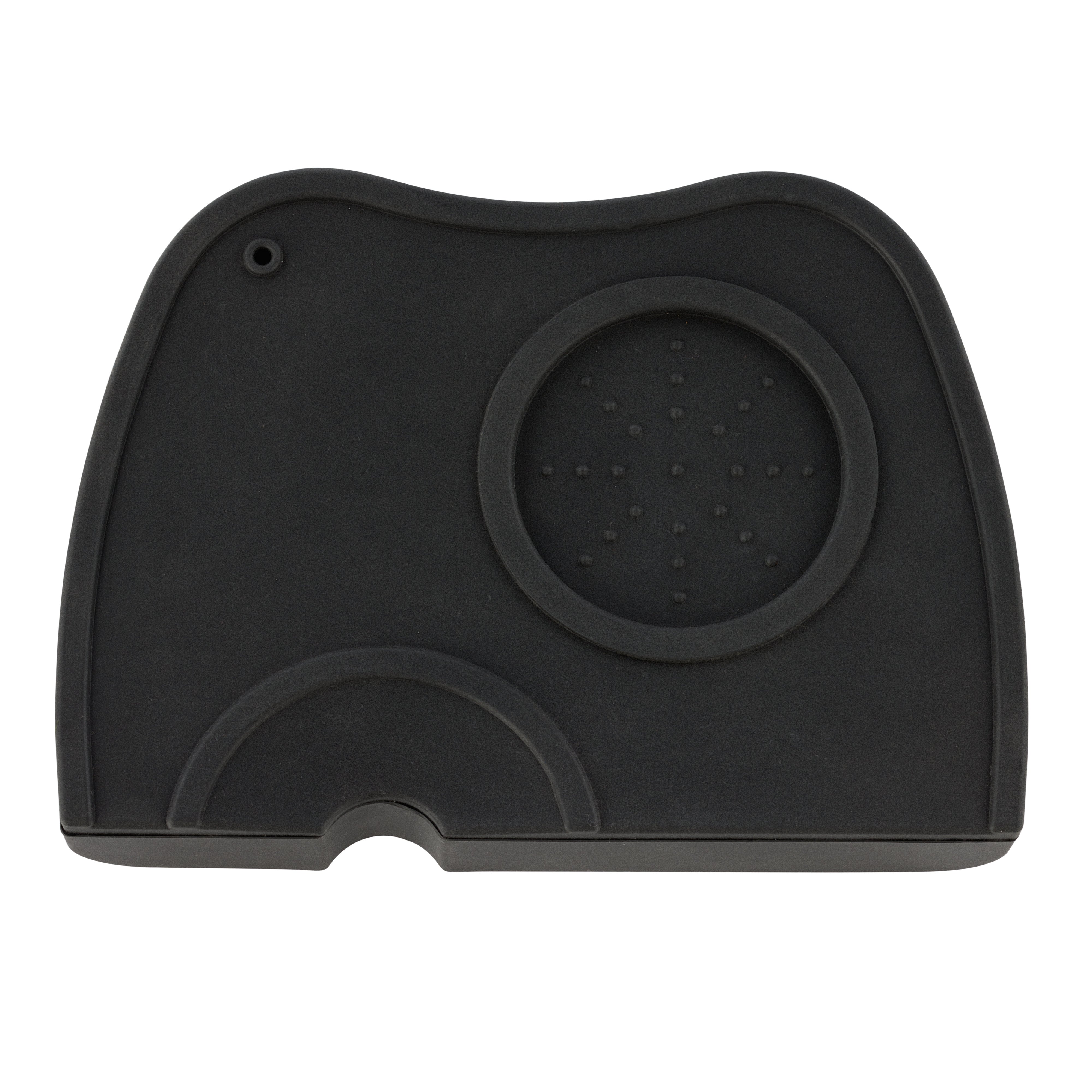 Leaf & Bean Silicone Coffee Tamper Mat Black
