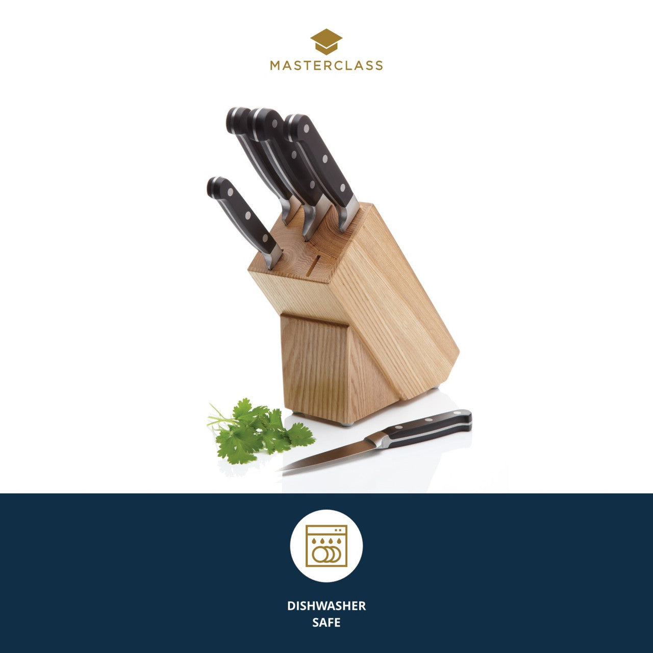 MasterCraft Halo 5 Piece Knife Block Set