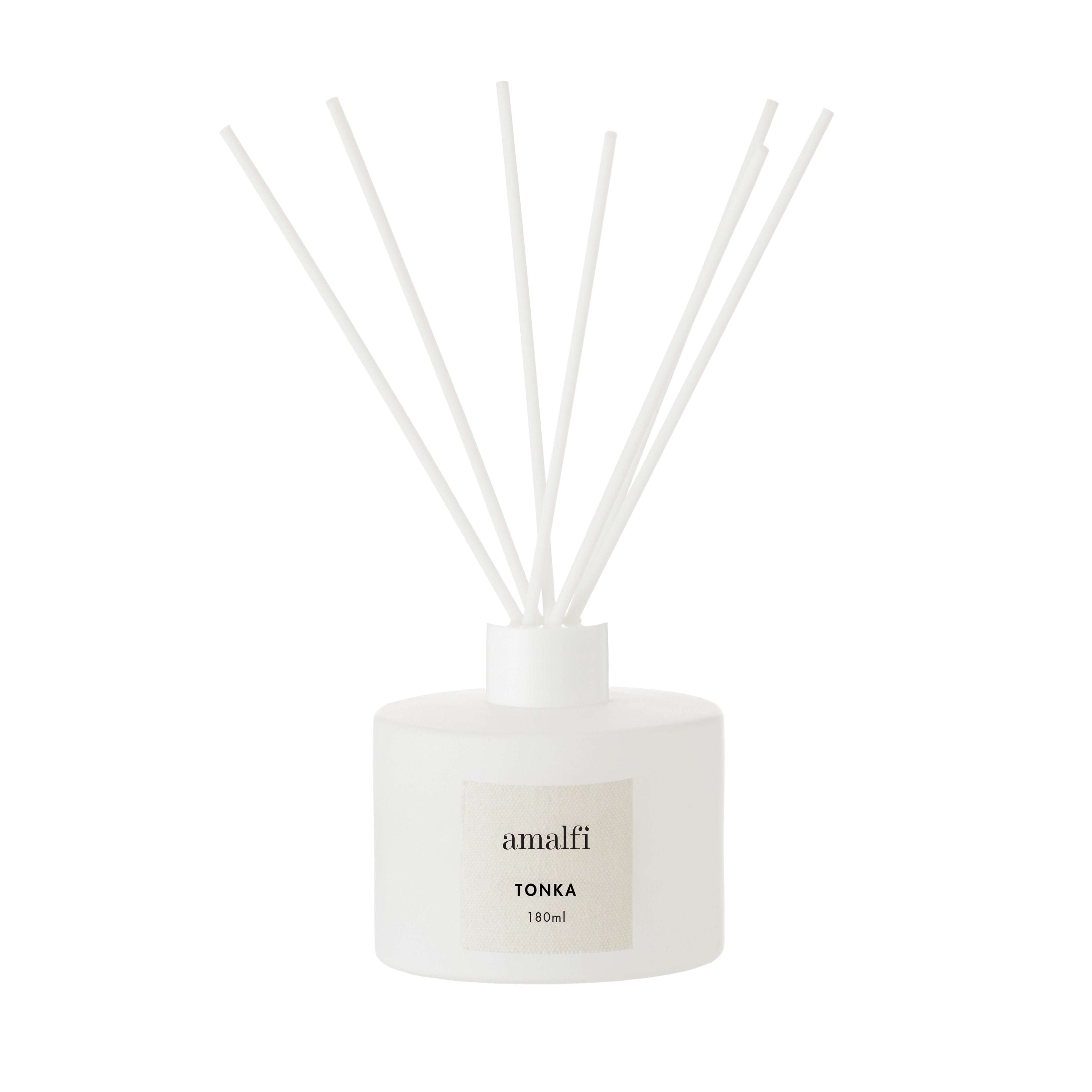 Amalfi Tonka Scented Diffuser 180ml White