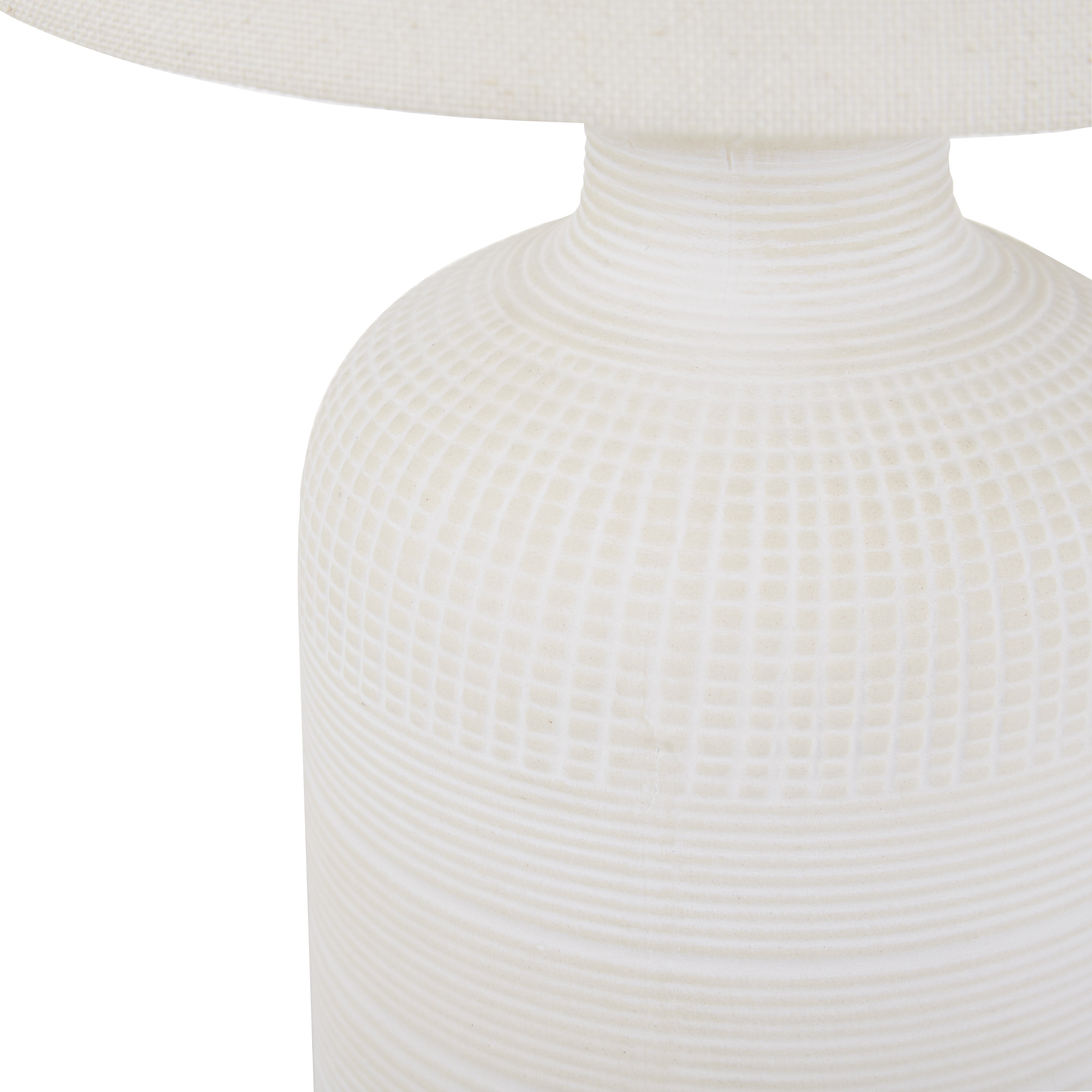 Amalfi Isla Table Lamp White Wash
