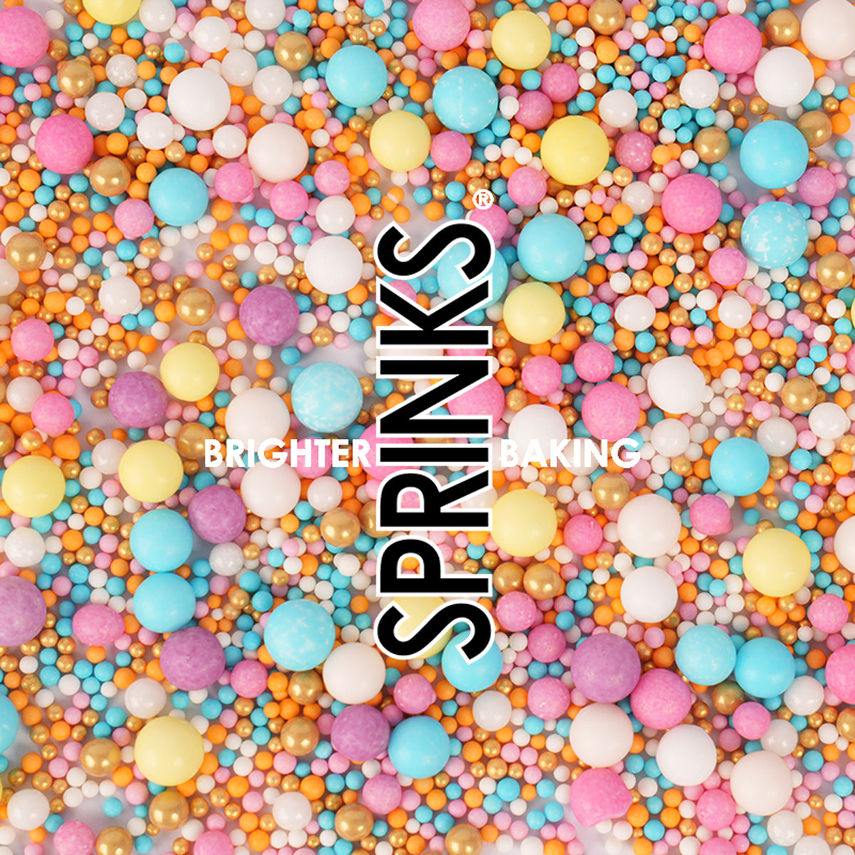 Sprinks Pastel Bubble Bubble Sprinkles Gold 500g