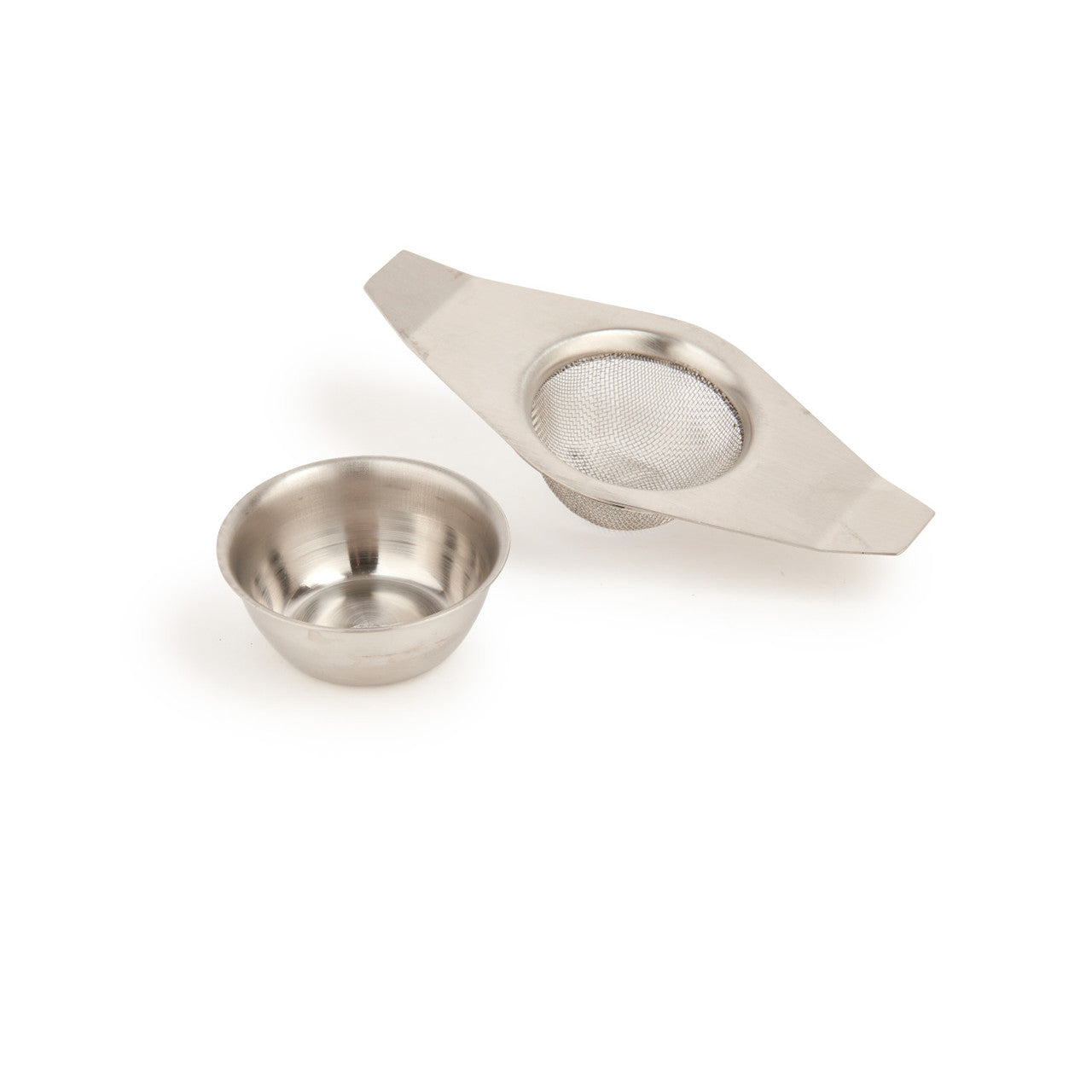 La Cafetière Stainless Steel Tea Strainer & Drip Bowl