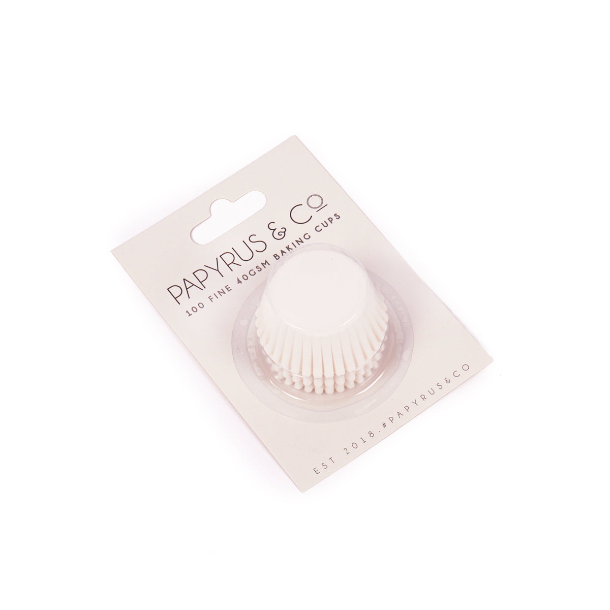 Papyrus Mini White Greaseproof Paper Baking Cups 35mm Base 50 Pack