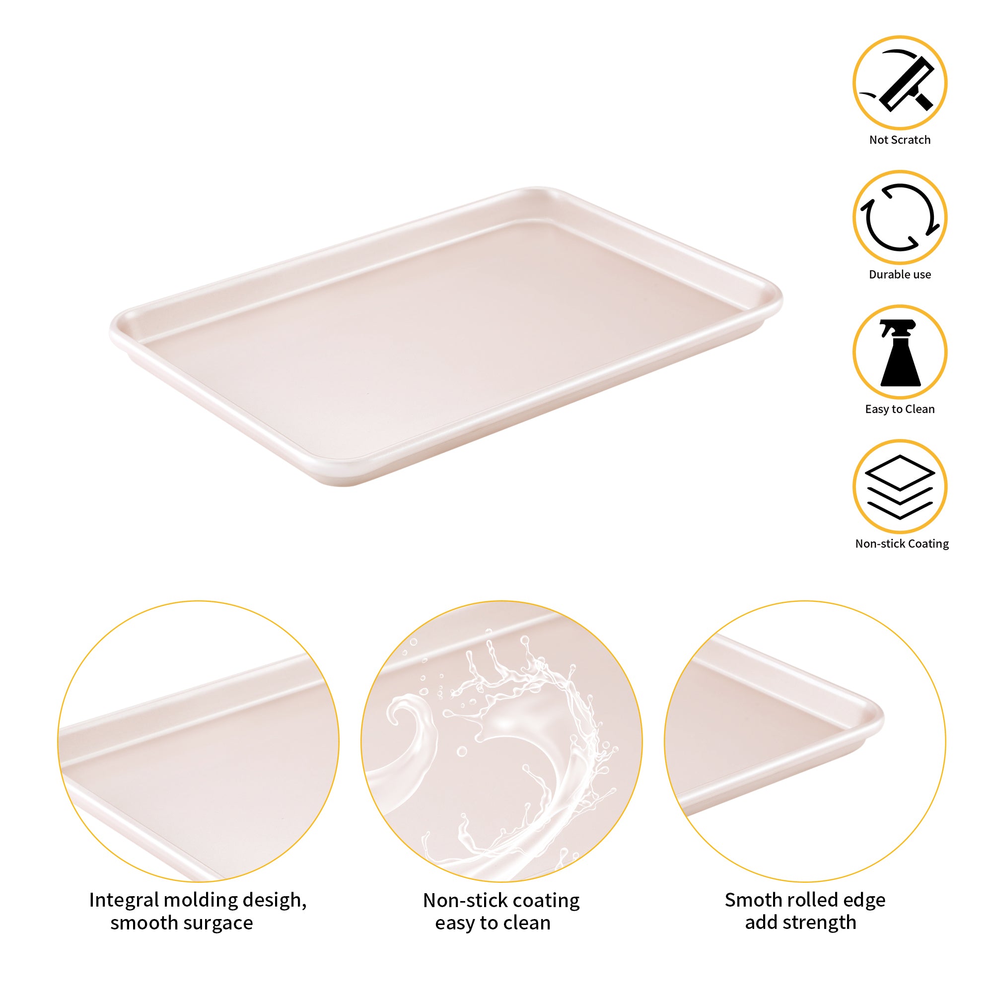 CHEFMADE Cookie Sheet Bake Tray 39cm (WK9121)