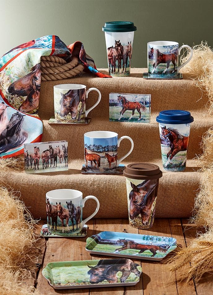 Ashdene Beauty of Horses Cantering Spirit Mini Gallery