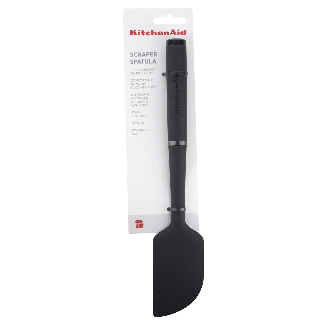 KitchenAid Soft Touch Silicone Scraper Spatula (Black)